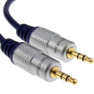 kenable Pure HQ OFC Shielded 3.5mm Stereo Jack to Jack Cable Gold 15m kenable Pure HQ OFC Shielded 3.5mm Stereo Jack to Jack Cable Gold 15m