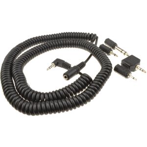 kenable 3.5mm Coiled Stereo Jack Extension Splitter 6.35 Mono 2.5mm Adapters kenable 3.5mm Coiled Stereo Jack Extension Splitter 6.35 Mono 2.5mm Adapters