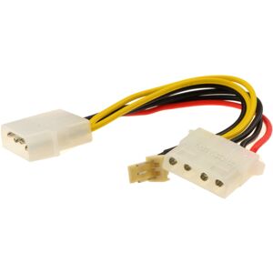 kenable Power Converter Cable 4 pin LP4 Molex Female to 3 pin Fan Adapter kenable Power Converter Cable 4 pin LP4 Molex Female to 3 pin Fan Adapter