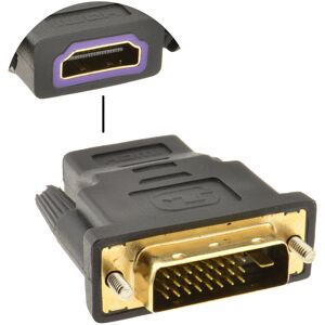 kenable DVI D 24+1 Female to HDMI Socket Adapter Converter Joiner GOLD kenable DVI D 24+1 Female to HDMI Socket Adapter Converter Joiner GOLD