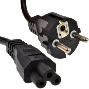 kenable Clover Leaf Male C5 Plug to Euro Schuko Plug Mains Power Cable 2m kenable Clover Leaf Male C5 Plug to Euro Schuko Plug Mains Power Cable 2m