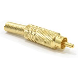 kenable HQ RCA Phono Plug All Metal Gold Plated Solder Terminal Adapter kenable HQ RCA Phono Plug All Metal Gold Plated Solder Terminal Adapter