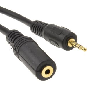 kenable 2.5mm Stereo Jack Plug to 2.5mm Jack Socket Extension Cable 5m kenable 2.5mm Stereo Jack Plug to 2.5mm Jack Socket Extension Cable 5m