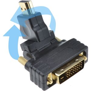 kenable Swivel & Rotating HDMI Male Plug to DVI D 24+1 Male Plug Adapter kenable Swivel & Rotating HDMI Male Plug to DVI D 24+1 Male Plug Adapter