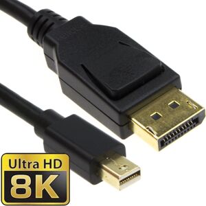 kenable v1.4 8K 4K Mini DisplayPort to DisplayPort Plug 32.4Gb HDR MST Cable 1m kenable v1.4 8K 4K Mini DisplayPort to DisplayPort Plug 32.4Gb HDR MST Cable 1m