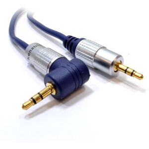 kenable PURE Right Angle 3.5mm Stereo Jack to Jack Cable Gold 5m kenable PURE Right Angle 3.5mm Stereo Jack to Jack Cable Gold 5m