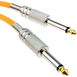 kenable PRO 6.35mm Low Noise Guitar Cable Metal Connectors Orange 6m GOLD kenable PRO 6.35mm Low Noise Guitar Cable Metal Connectors Orange 6m GOLD