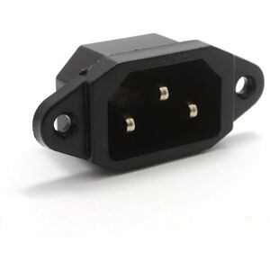 kenable IEC 10A C14 3 Pin Chassis Panel Mount Plug Pins Connector 6.35mm TABS kenable IEC 10A C14 3 Pin Chassis Panel Mount Plug Pins Connector 6.35mm TABS