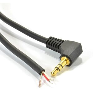 kenable 3.5mm Stereo Jack Plug to 3 Pole Solder Bare Wire End Cable Gold 1m kenable 3.5mm Stereo Jack Plug to 3 Pole Solder Bare Wire End Cable Gold 1m