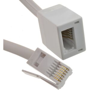 kenable BT Telephone Extension Lead For Office & Home Full 6 Wire Cable 5m kenable BT Telephone Extension Lead For Office & Home Full 6 Wire Cable 5m