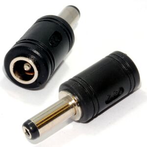 kenable DC Jack Plug Converter 5.5 X 2.5mm DC In Line Socket to 5.5mm x 2.1mm kenable DC Jack Plug Converter 5.5 X 2.5mm DC In Line Socket to 5.5mm x 2.1mm