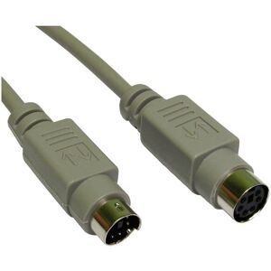 kenable PS2 Mouse Keyboard Extension Cable 6 pin Plug to Female Socket 5m kenable PS2 Mouse Keyboard Extension Cable 6 pin Plug to Female Socket 5m