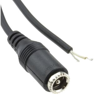 kenable 2.1mm x 5.5mm Female DC Socket to Bare Ended Power Cable 1.5m kenable 2.1mm x 5.5mm Female DC Socket to Bare Ended Power Cable 1.5m
