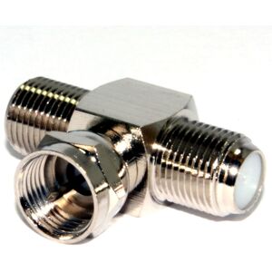 kenable 2 Way F Type Splitter Combiner TV Virgin Cable Sky Satellite Freeview kenable 2 Way F Type Splitter Combiner TV Virgin Cable Sky Satellite Freeview