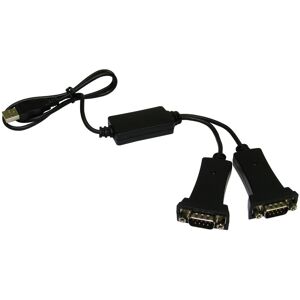 kenable Dual USB 2.0 Serial RS232 Adapter 2 Port Cable kenable Dual USB 2.0 Serial RS232 Adapter 2 Port Cable