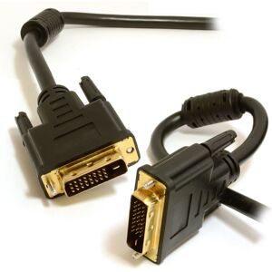 kenable DVI D Dual Link with Ferrite Cores Male to Male Cable Gold 1m kenable DVI D Dual Link with Ferrite Cores Male to Male Cable Gold 1m