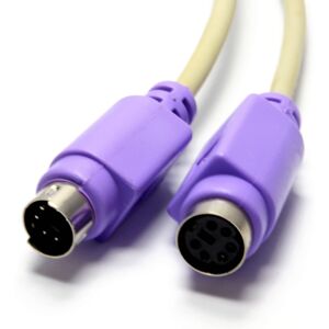 kenable PS2 Keyboard Extension Cable 6 pin Plug to Female Socket 3m kenable PS2 Keyboard Extension Cable 6 pin Plug to Female Socket 3m