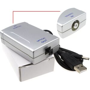 kenable Digital Audio Coax SPDIF Phono RCA to Optical TOS Converter Adapter USB kenable Digital Audio Coax SPDIF Phono RCA to Optical TOS Converter Adapter USB