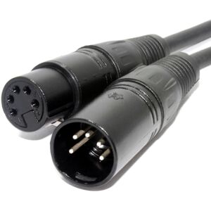 kenable PULSE DMX Spiral Shielded Insulated 5 Pin Male to Female Cable 50cm kenable PULSE DMX Spiral Shielded Insulated 5 Pin Male to Female Cable 50cm