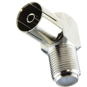 kenable Right Angle Satellite F Type Screw Female to RF Female Socket Adapter kenable Right Angle Satellite F Type Screw Female to RF Female Socket Adapter