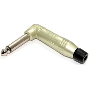 kenable Amphenol Right Angle 6.35mm Mono Solder Terminal for 5mm Cables SILVER kenable Amphenol Right Angle 6.35mm Mono Solder Terminal for 5mm Cables SILVER