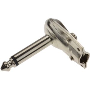 kenable Mono 6.35mm 90 Degree Low Profile Pancake Solder End Right Angle kenable Mono 6.35mm 90 Degree Low Profile Pancake Solder End Right Angle