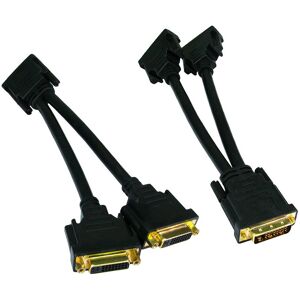 kenable DVI Splitter Cable: DVI-D Dual Monitor Splitter, 24+1 Male to 24+5 Femal kenable DVI Splitter Cable: DVI-D Dual Monitor Splitter, 24+1 Male to 24+5 Femal