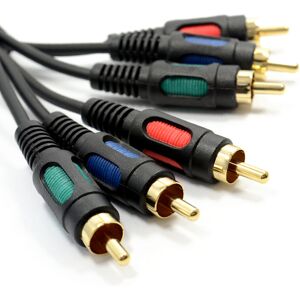 kenable Component Video RGB YUV 3 Phonos To 3 RCA Phono Cable Lead 1.5m kenable Component Video RGB YUV 3 Phonos To 3 RCA Phono Cable Lead 1.5m