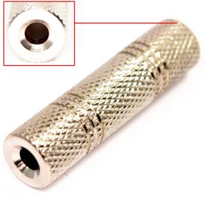 kenable 3.5mm 3.5 mm Jack Coupler Joiner Stereo Headphone Jack Adapter Metal kenable 3.5mm 3.5 mm Jack Coupler Joiner Stereo Headphone Jack Adapter Metal