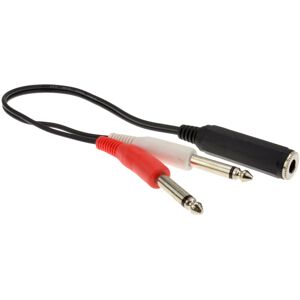 kenable Pro Signal 2 x 6.35mm Jack Plugs to 6.35mm Jack Socket Lead 0.3m 30cm kenable Pro Signal 2 x 6.35mm Jack Plugs to 6.35mm Jack Socket Lead 0.3m 30cm