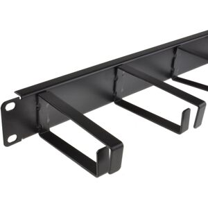 kenable 1U Data Cabinet 19 Inch Cable Management Bar With 5 Large Rings 10cm kenable 1U Data Cabinet 19 Inch Cable Management Bar With 5 Large Rings 10cm