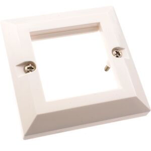 kenable Wall Mount Faceplate 85 x 85mm Bevelled Single Gang for 2 x Modules kenable Wall Mount Faceplate 85 x 85mm Bevelled Single Gang for 2 x Modules