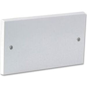 kenable 2 Gang Blanking Plate for UK Double Gang Back Box White with Screws kenable 2 Gang Blanking Plate for UK Double Gang Back Box White with Screws