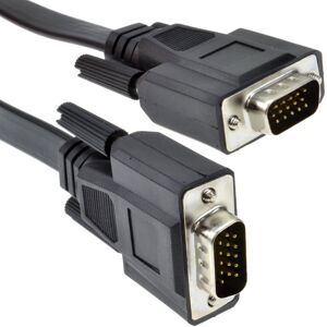 kenable Flat 15 Pin VGA Cable for PC Laptop to Monitor or TV Male to Male 10m kenable Flat 15 Pin VGA Cable for PC Laptop to Monitor or TV Male to Male 10m