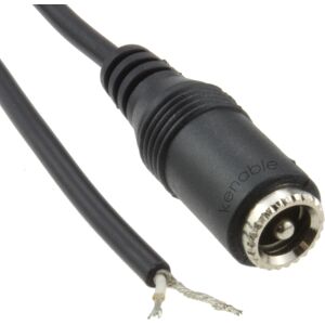 kenable 2.5mm x 5.5mm Female DC Socket to Bare Ended Power Cable 2m kenable 2.5mm x 5.5mm Female DC Socket to Bare Ended Power Cable 2m