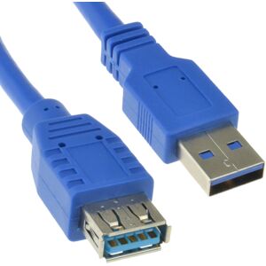 kenable USB 3.0 SuperSpeed Extension Cable Type A Male to Female BLUE 3m Long kenable USB 3.0 SuperSpeed Extension Cable Type A Male to Female BLUE 3m Long
