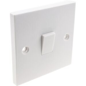 kenable Electrical UK Domestic Household Light 2 Way Single Light Switch White kenable Electrical UK Domestic Household Light 2 Way Single Light Switch White