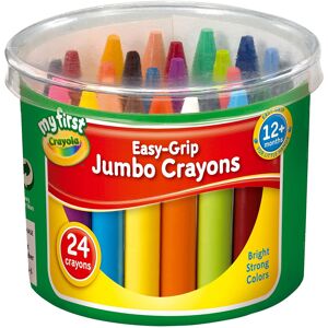 Crayola My First Easy Grip Jumbo Crayons designed for Toddlers, Pack of 24 Crayola My First Easy Grip Jumbo Crayons designed for Toddlers, Pack of 24