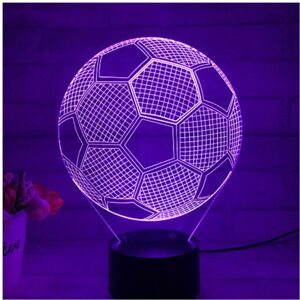 Unbranded Football light 3DLED Soccer Ball Table Lamp light 7 Colors Gifts Decor Unbranded Football light 3DLED Soccer Ball Table Lamp light 7 Colors Gifts Decor