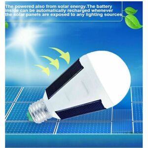 ERANPO Portable LED Bulb Light Solar Powered Outdoor Garden Lights - LED Bulb Light ERANPO Portable LED Bulb Light Solar Powered Outdoor Garden Lights - LED Bulb Light