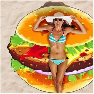 Tobar (HAMBURGER) Novelty Beach Towels, Choice of Designs Tobar (HAMBURGER) Novelty Beach Towels, Choice of Designs