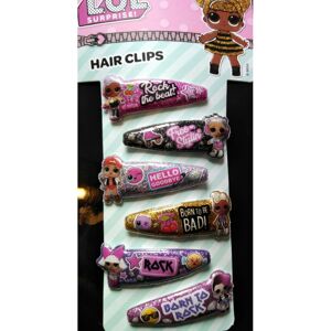 L.O.L. Surprise! Lol Surprise-Glitter Hair Clips Pin X6 L.O.L. Surprise! Lol Surprise-Glitter Hair Clips Pin X6