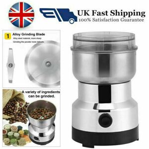 Unbranded Coffee Grinder 220V Electric Grinding Milling Bean Spice Matte Blender UK Plug Unbranded Coffee Grinder 220V Electric Grinding Milling Bean Spice Matte Blender UK Plug