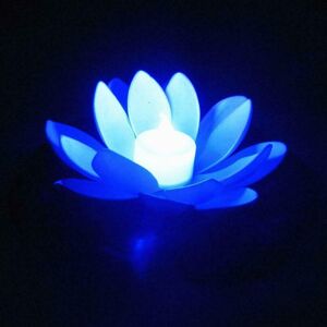 Ranpo (Blue) Floating LED-Lotus Lights Outdoor Pond Pool Garden Flower Night Lamp Deco Ranpo (Blue) Floating LED-Lotus Lights Outdoor Pond Pool Garden Flower Night Lamp Deco