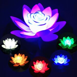 Ranpo (Blue) Floating Lily Lotus LED Light Wishing Lamp Pond Decoration Ranpo (Blue) Floating Lily Lotus LED Light Wishing Lamp Pond Decoration