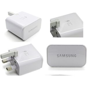 Unbranded 3Pin Genuine 2 Amp Fast Charging Wall Plug USB Adapter For Samsung - White Unbranded 3Pin Genuine 2 Amp Fast Charging Wall Plug USB Adapter For Samsung - White
