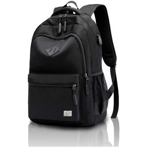 Unbranded (Black) Unisex Waterproof Rucksack With USB Charging Port Unbranded (Black) Unisex Waterproof Rucksack With USB Charging Port