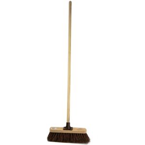 The Dustpan & Brush Store Newman and Cole 12" Natural Stiff Bassine Broom Outdoor Yard Sweeping Brush The Dustpan & Brush Store Newman and Cole 12" Natural Stiff Bassine Broom Outdoor Yard Sweeping Brush