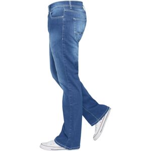 (Light Stonewash, 32L) Ze Enzo Mens Bootcut Jeans Wide Leg Flared Denim Pants (Light Stonewash, 32L) Ze Enzo Mens Bootcut Jeans Wide Leg Flared Denim Pants