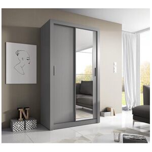 Arthauss (Grey Matt) Arti 6 - 2 Sliding Door Wardrobe 120cm Arthauss (Grey Matt) Arti 6 - 2 Sliding Door Wardrobe 120cm